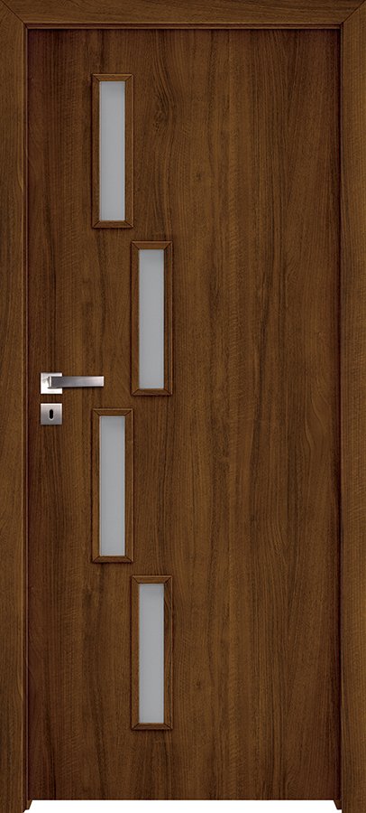 Interiérové dveře INVADO SAGITTARIUS 1 - dýha Enduro 3D - ořech klasický B597