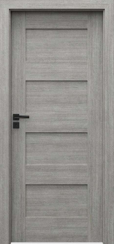 Posuvné interiérové dveře VERTE PREMIUM A - A0 - Portalamino - dub stříbřitý