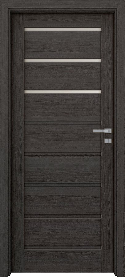 Interiérové dveře INVADO LINEA FORTE 4 - dýha Enduro 3D - antracit B637