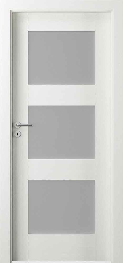 Posuvné interiérové dveře VERTE PREMIUM B - B3 - dýha Portasynchro 3D - wenge bílá