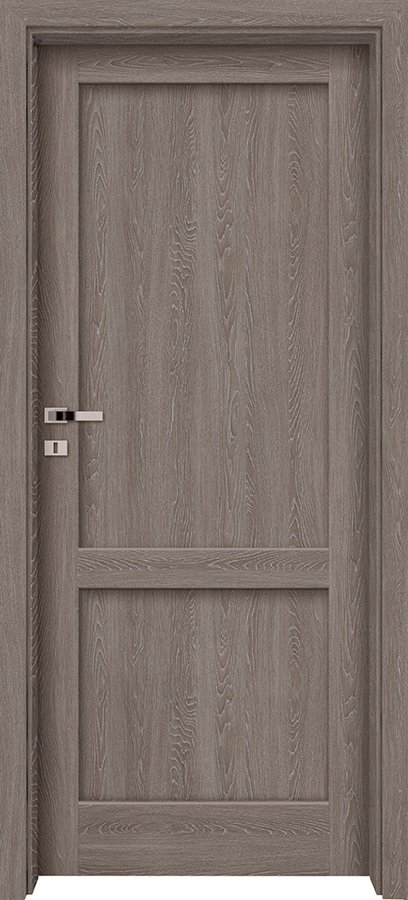 Interiérové dveře INVADO LARINA NEVE 1 - Eco-Fornir forte - dub šedý B476