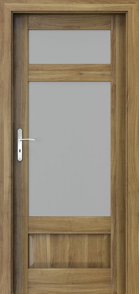 Posuvné interiérové dveře PORTA HARMONY C.2 - dýha Portasynchro 3D - akát medový