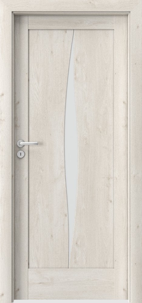 Posuvné interiérové dveře VERTE E - E5 - dýha Portaperfect 3D - dub Skandinávský