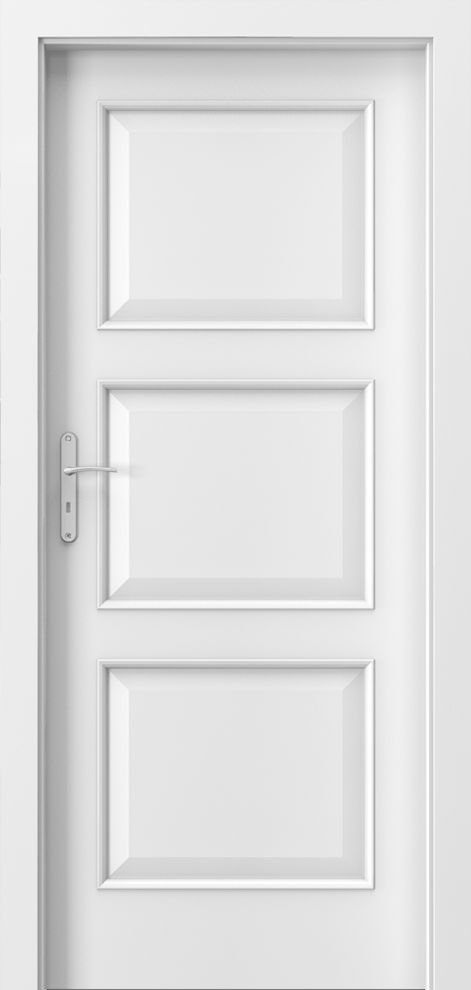 Interiérové dveře PORTA NOVA 4.1 - dýha Portadecor - bílá