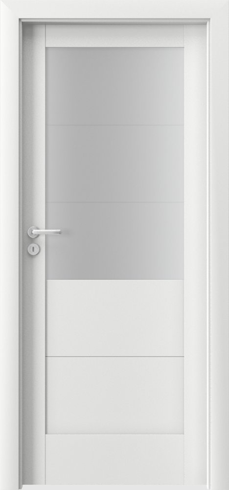 Posuvné interiérové dveře VERTE B - B3 - folie Premium - bílá