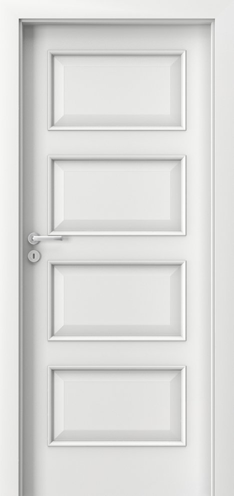Posuvné interiérové dveře PORTA Laminát CPL 5.1 - dýha CPL HQ 0,2 - bílá