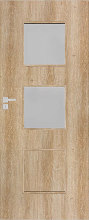 Interiérové dveře DRE KANON 40 - dekorativní dýha 3D - jilm