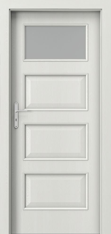 Posuvné interiérové dveře PORTA NOVA 5.2 - dýha Portasynchro 3D - wenge bílá