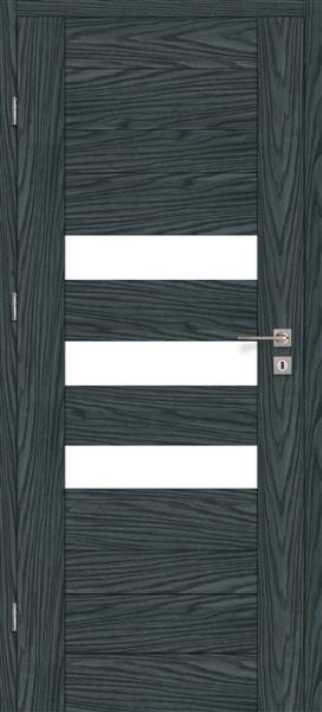 Interiérové dveře VOSTER BERGAMO 60 - dýha Platinium - dub carbon (do vyprodání zásob)