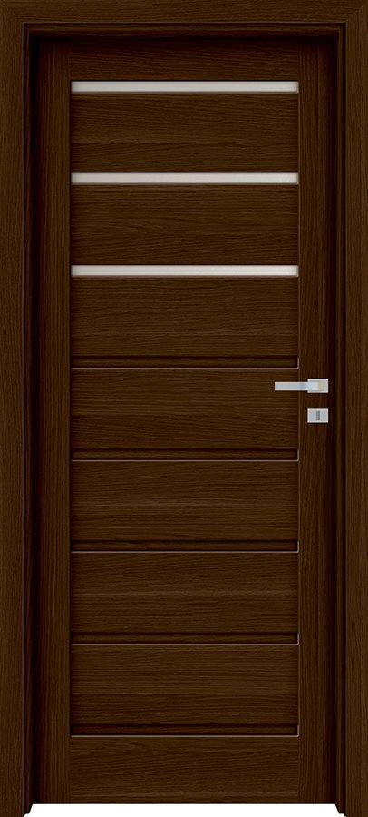 Interiérové dveře INVADO LINEA FORTE 4 - Eco-Fornir forte - ořech duro B473