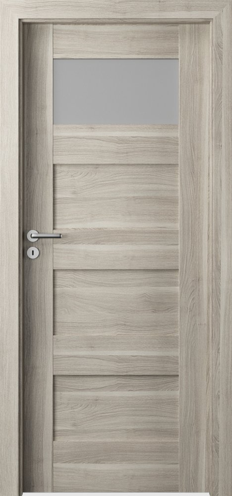 Interiérové dveře VERTE PREMIUM A - A1 - dýha Portasynchro 3D - akát stříbrný