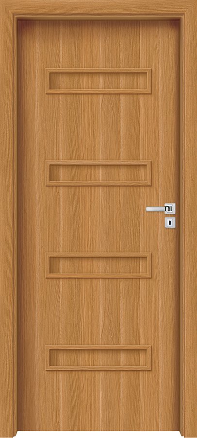 Interiérové dveře INVADO PARMA 3 - Eco-Fornir forte - dub eterno B474