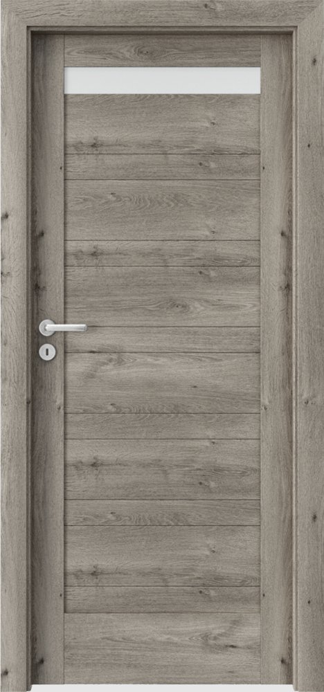 Interiérové dveře VERTE D - D1 - dýha Portaperfect 3D - dub Sibiřský