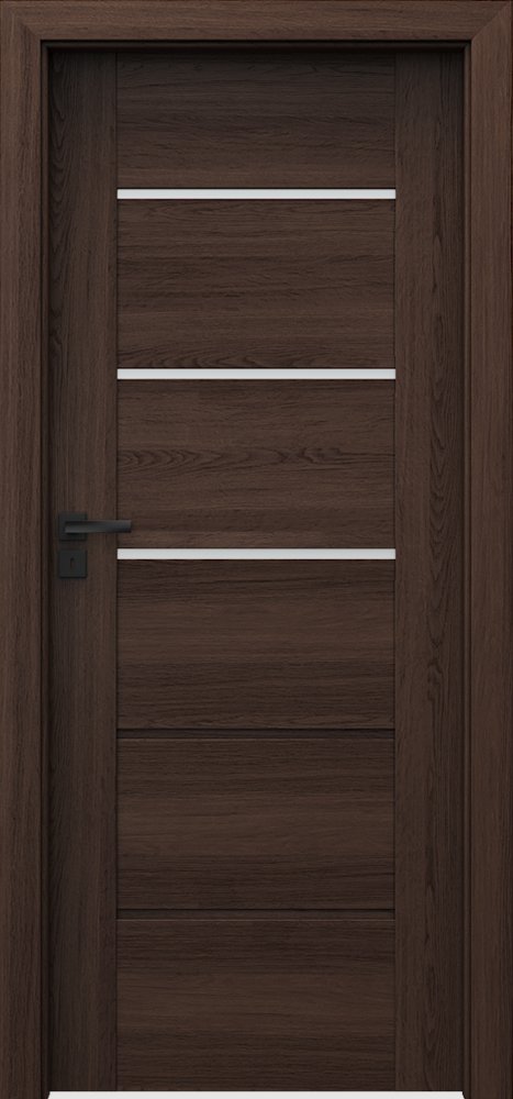 Interiérové dveře VERTE PREMIUM E - E3 - dýha Portaperfect 3D - dub Havana