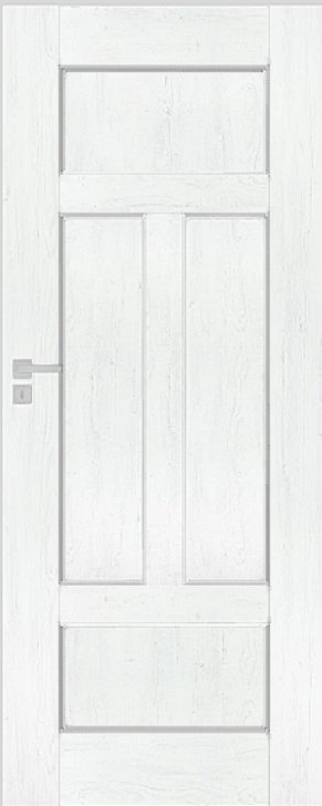 Interiérové dveře DRE NESTOR - model 3 - dýha DRE-Cell - borovice bílá