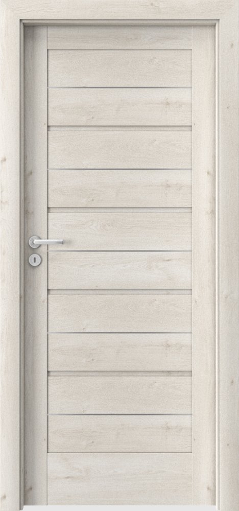 Interiérové dveře VERTE G - G0 intarzie - dýha Portaperfect 3D - dub Skandinávský