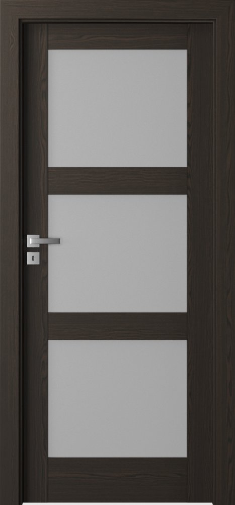 Interiérové dveře PORTA NATURA GRANDE B.3 - přírodní dýha Select - ořech tmavý