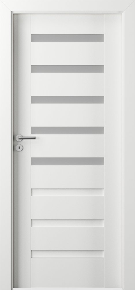 Posuvné interiérové dveře VERTE PREMIUM D - D5 - folie Premium - bílá