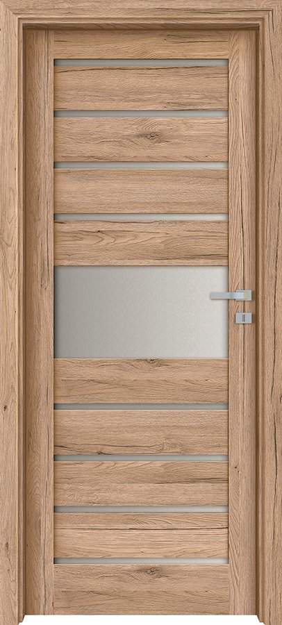 Interiérové dveře INVADO LAGO 4 - dýha Enduro plus - dub přírodní B587