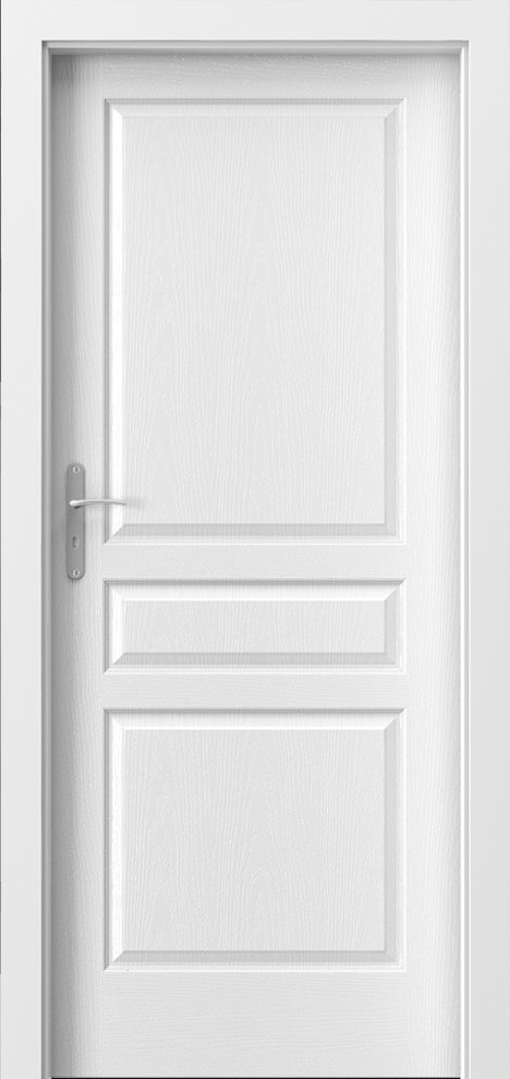 Posuvné interiérové dveře PORTA VÍDEŇ - plné - lak standard - bílá