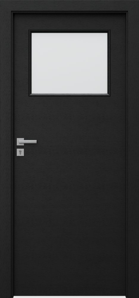 Interiérové dveře PORTA NATURA CLASSIC 7.2 - přírodní dýha Select - černá