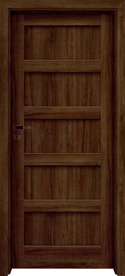 Interiérové dveře INVADO LARINA NUBE 1 - dýha Enduro 3D - ořech klasický B597