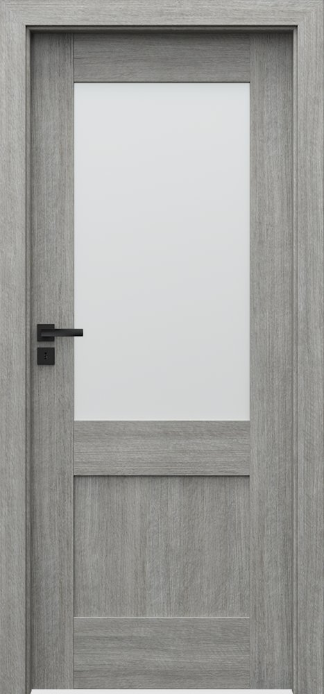 Posuvné interiérové dveře VERTE PREMIUM C - C1 - Portalamino - dub stříbřitý