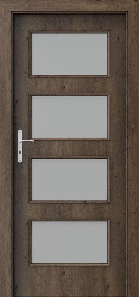 Interiérové dveře PORTA NOVA 5.5 - dýha Portaperfect 3D - dub jižní