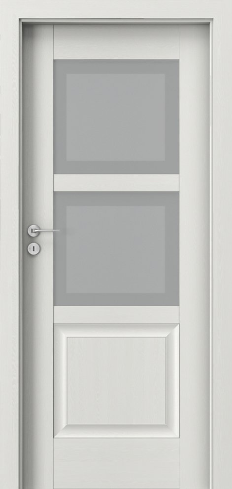 Posuvné interiérové dveře PORTA INSPIRE B.2 - dýha Portasynchro 3D - wenge bílá