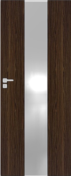 Interiérové dveře DRE VETRO B - B1 - dekorativní dýha 3D - eben (do vyprodání zásob)
