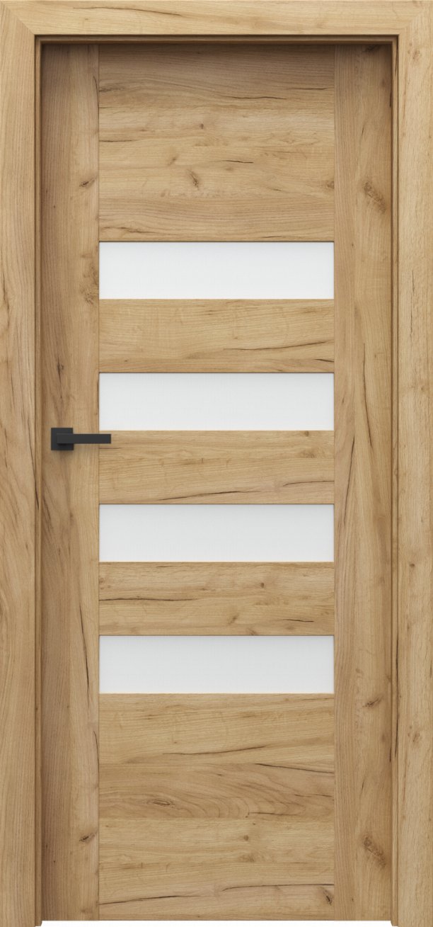 Interiérové dveře PORTA KONCEPT H.4 - Portaperfect 3D - dub Craft zlatý