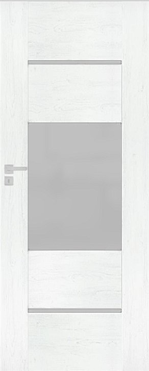 Interiérové dveře DRE AURI - model 5 - dýha DRE-Cell - borovice bílá