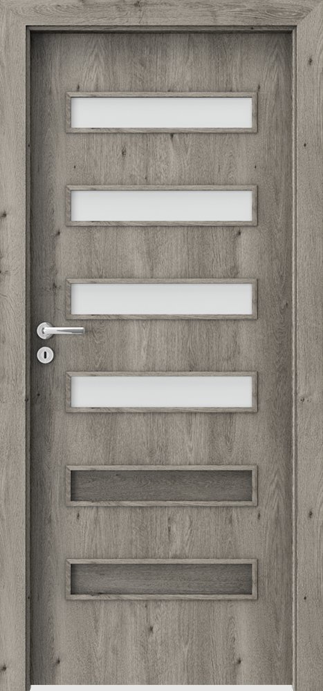 Posuvné interiérové dveře PORTA FIT F.4 - dýha Portaperfect 3D - dub Sibiřský