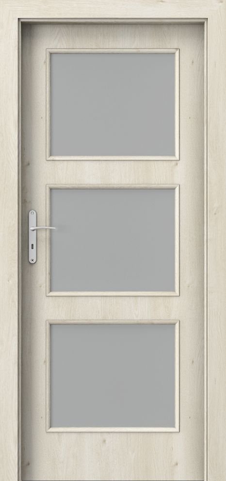 Interiérové dveře PORTA NOVA 4.4 - dýha Portaperfect 3D - dub Skandinávský