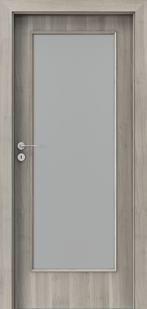 Posuvné interiérové dveře PORTA NOVA 2.2 - dýha Portasynchro 3D - akát stříbrný
