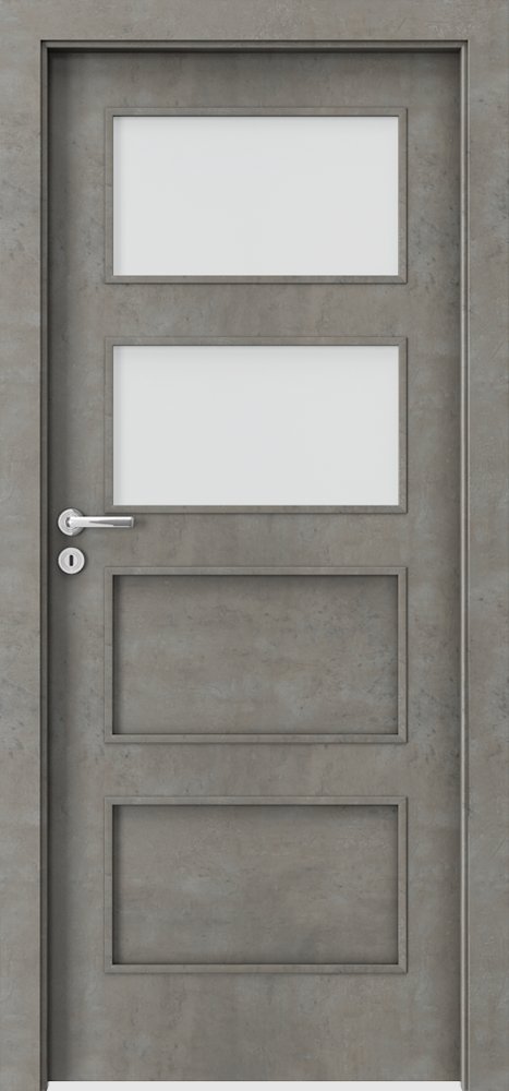 Posuvné interiérové dveře PORTA FIT H.2 - dýha CPL HQ 0,2 - beton světlý