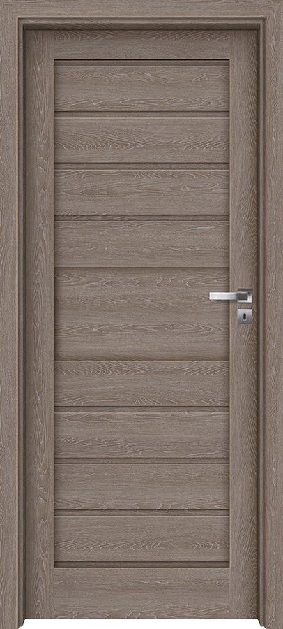 Interiérové dveře INVADO LAGO 1 - Eco-Fornir forte - dub šedý B476