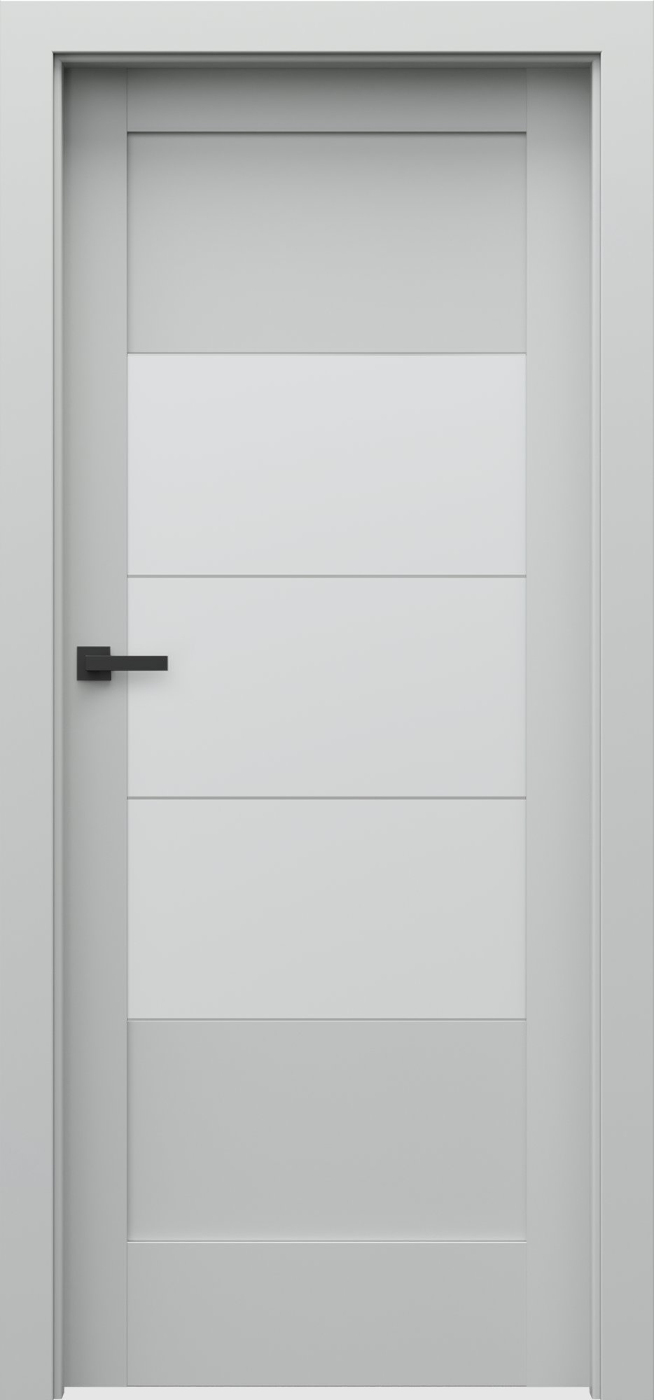 Posuvné interiérové dveře VERTE B - B7 - dýha Portadecor - šedá