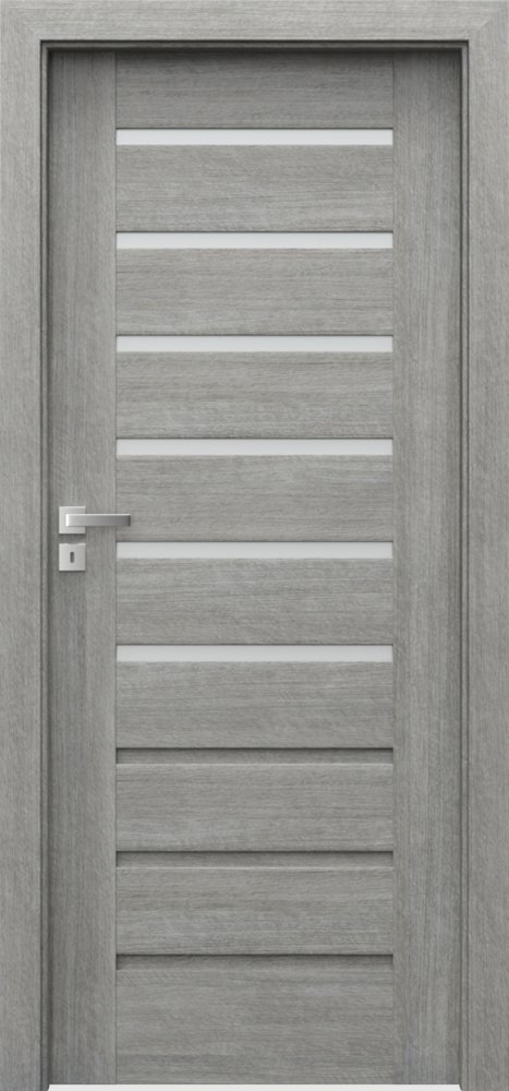 Interiérové dveře PORTA KONCEPT A.6 - Portalamino - dub stříbřitý