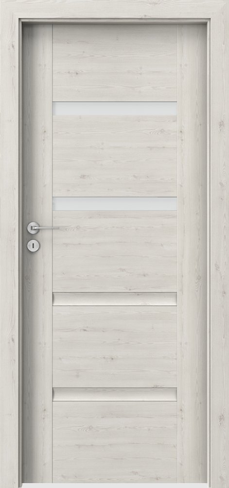 Posuvné interiérové dveře PORTA INSPIRE C.2 - dýha Portasynchro 3D - borovice norská