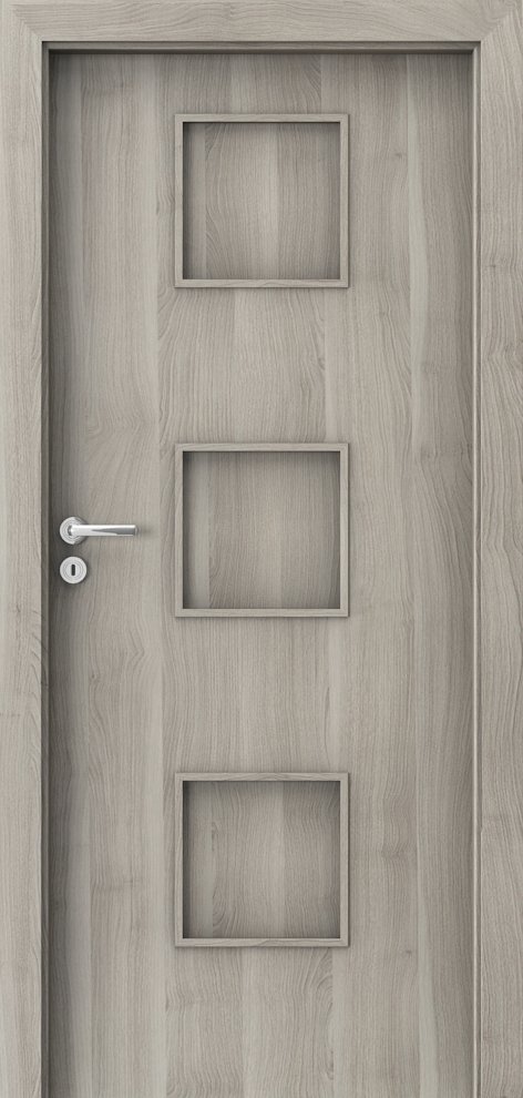 Interiérové dveře PORTA FIT C.0 - dýha Portasynchro 3D - akát stříbrný