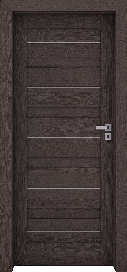 Interiérové dveře INVADO CAPENA INSERTO 1 - dýha Enduro 3D - antracit B637