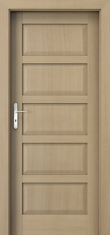 Interiérové dveře PORTA TOLEDO plné - přírodní dýha Standard - dub 1
