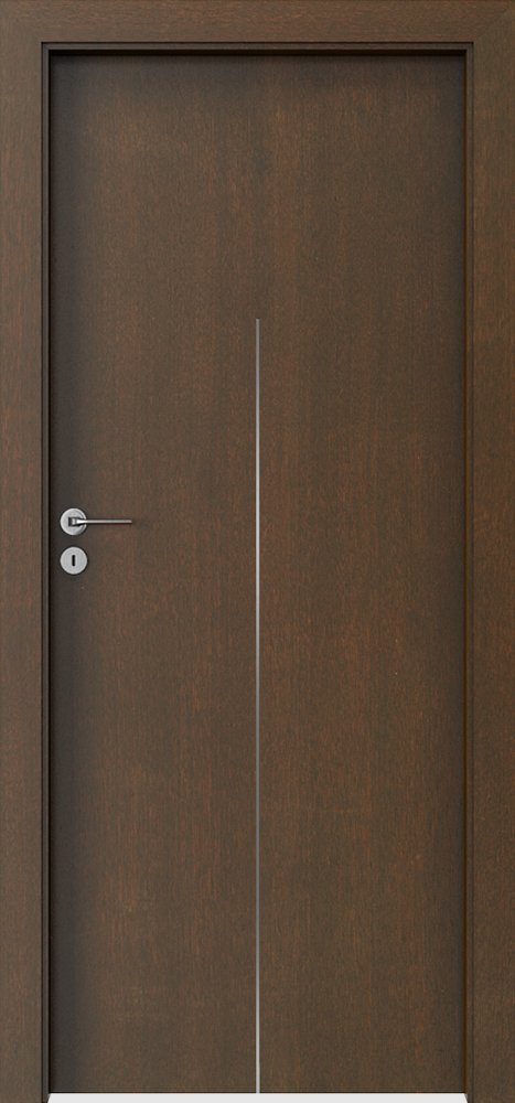 Interiérové dveře PORTA NATURA LINE H.1 - přírodní dýha Satin - mocca