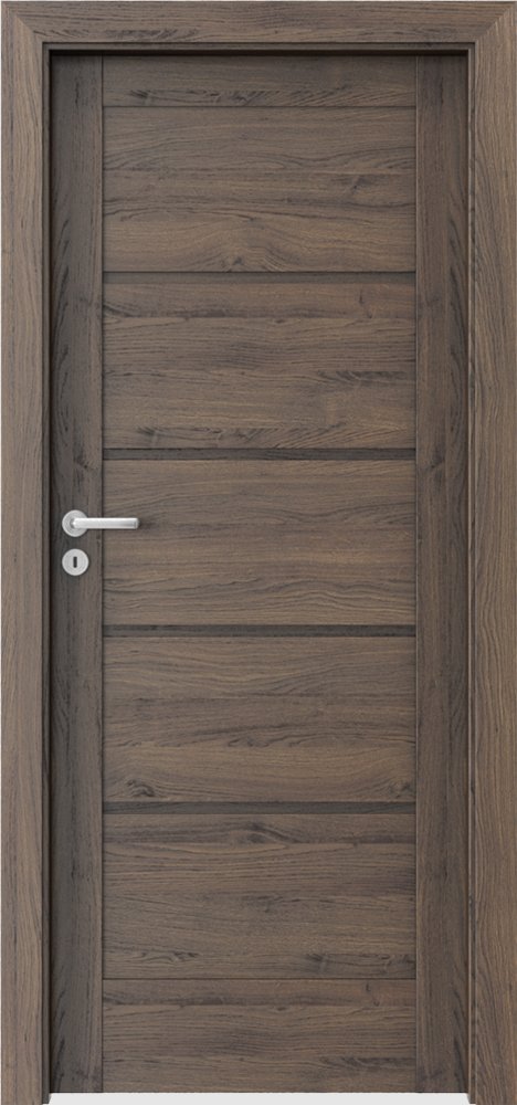 Interiérové dveře VERTE G - G0 intarzie - dýha Portasynchro 3D - dub šarlatový