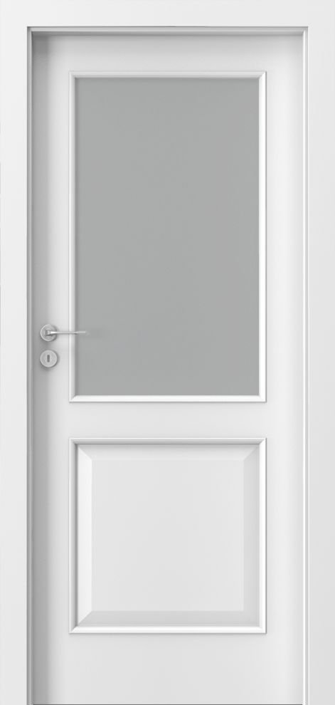 Posuvné interiérové dveře PORTA NOVA 3.2 - dýha Portadecor - bílá