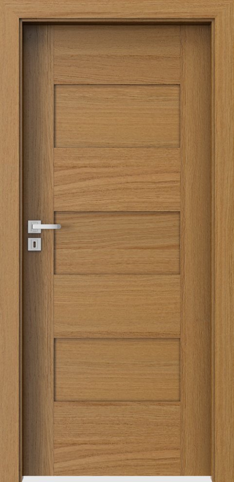 Interiérové dveře PORTA NATURA KONCEPT K.0 - přírodní dýha Satin - dub Winchester
