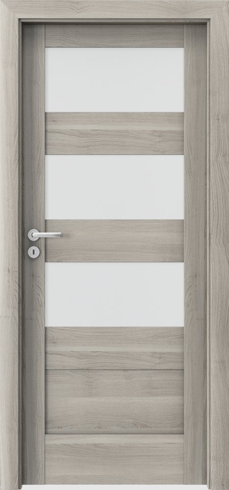 Interiérové dveře VERTE L - L3 - dýha Portasynchro 3D - akát stříbrný