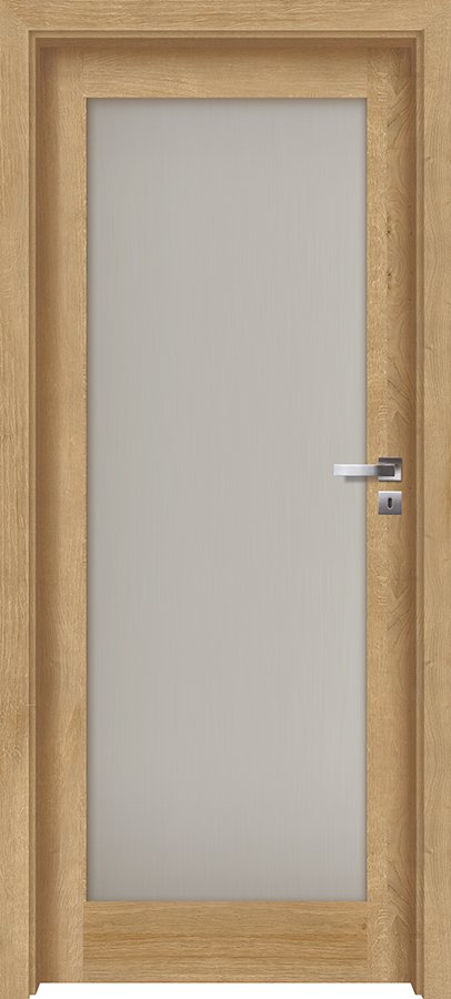 Posuvné interiérové dveře INVADO DOMINO 2 - dýha Enduro 3D - dub evropský B639