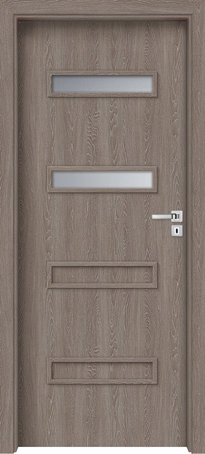 Interiérové dveře INVADO PARMA 2 - Eco-Fornir forte - dub šedý B476